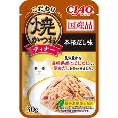 CIAO 貓咪晚餐 適用高齡貓 附綠茶消臭成分, 1個, 極致燒564 鰹魚+長歧正宗高湯
