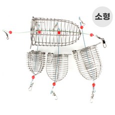 더온 스텐 맨카고 카고망 밑밥통 카고채비 SC001-T, 1개