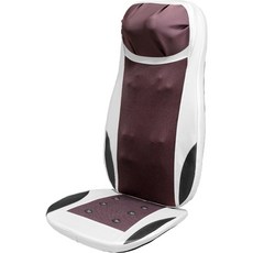 imini 肩頸背揉捏推拿按摩靠墊 溫熱磁石坐墊 輕薄設計 白色