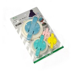 크로바 폼폼메이커 방울만들기 방울 메이커 털방울 폼폼이만들기 4사이즈, 58-775, 1개