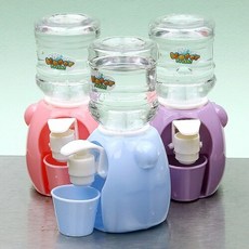 미니어처 정수기 컵 주방 소꿉 놀이 장난감, 퍼플 정수기  카-013