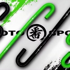 MOTO SPORT 番 J型呼吸管, 綠色