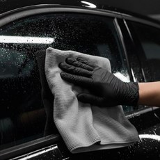 픽스 차량용 세차 타월 글래스타월 유리 수건, 3개, 그레이