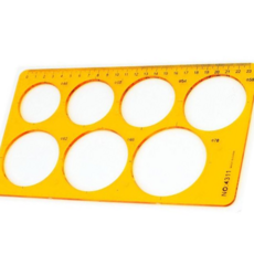 동그라미자 원형 도형자 대형 동그라미 모형자 플라스틱 초등 자, 대