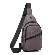 EVANCARY 여성용 남성용 소형 슬링 백 백팩 체스트 데이팩 크로스바디 여행 야외 하이킹용 딥 그레이. 스몰 크로스 바디 173059, 회색, 1개