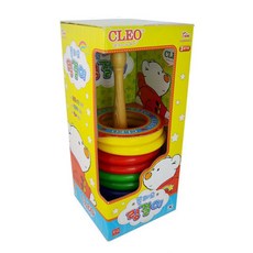 두돌아기 소근육 집중력 쌓기놀이 원목 링고리 링타워 크기비교링쌓기