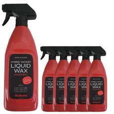 불스원 하이브리드물왁스 세정 코팅 광택, 6개, 600ml