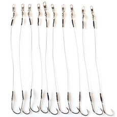 [낚핑TV] 강선 스피드 매듭 -세이코바늘 고리바늘 핀도래 묶음바늘 목줄 완결채비, 1개, 10개입