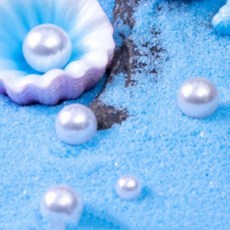 OBED 魚缸造景 水族箱裝飾 微景觀海洋貝殼珍珠系列 DIY裝飾掛件小擺件, 1個, 貝殼珍珠系列：珍珠隨機1個