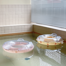 맘노코 보행기튜브 유아동 KC인증 물놀이 튜브, 1개, 유아용 일반 튜브 (체리블렛 옐로우)