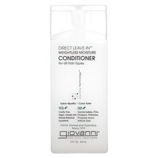 몸관리하세요 겨울입니다 Giovanni Direct Leave-In 웨이트리스 모이스처 컨디셔너 모든 모발용 60ml(2fl oz) 특별관리진행