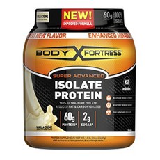 BODY FORTRESS 乳清蛋白粉 香草奶油, 1個, 680克