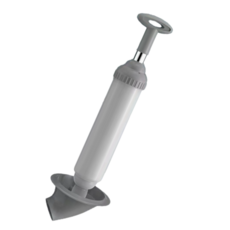 데이온스 변기 뚫어뻥 펌프 압축기, 그레이