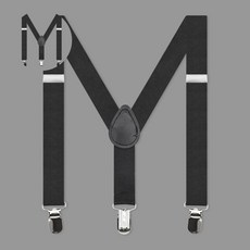 주니어멜빵 컬러 멜빵 어린이용 블랙