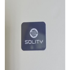 솔리티 도어락 호환 번호키 카드1장/ 출입용 RFID 카드키, 1개, 솔리티스티커부착형형