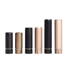 SOCOM 소음기 풀메탈 14mm MK18 ARP9 HK416 M4 LDT 역나사, 블랙 11 6cm, 1개