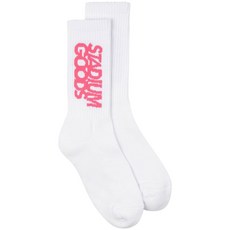 스타디움굿즈 로고 프린트 크루 양말