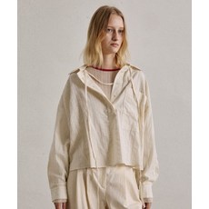 ARTID 도비 코튼 스트랩 셔츠_CREAM