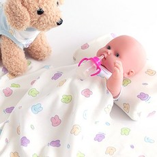 오가닉 양면 다이마루원단_젤리바니 2컬러 (0938), 1개