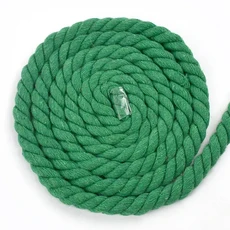 1-5 미터 12mm 3 가닥 트위스트 코튼 로프 짠 브레이드 가방 코드 홈 장식 Drawstring 밧줄 DIY 바느질 액, 03 12mm-1Meter, 07 GrassGreen