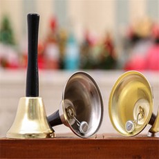 SolSun 핸드벨 유아악기, 65mm 은색, 1개