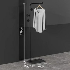북유럽풍 골드 스탠드 행거, L. 로랑 블랙 슬랩  블랙 원형 조각