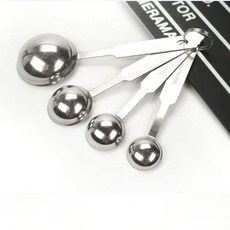 스테인레스 계량스푼 세트 제과제빵 주방용 측정도구