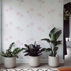 자이디 3D입체 단열벽지 20M 스티커형, 단열벽지_민들레 20M