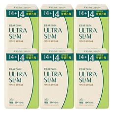 디어스킨 울트라슬림 대형 날개형 28p X 6개, 28개입
