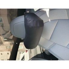 폴스타 나파가죽 헤드레스트 쿠션 호환, 1개, 블랙