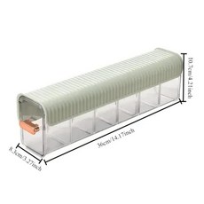 비 천공 벽걸이형 속옷 보관함, 2. Light Green, 1개