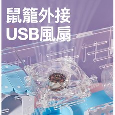 【有感降溫】倉鼠籠風扇, 1個, 風扇