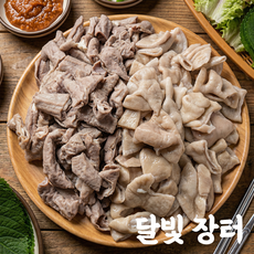 [달빛장터]당일도축 한돈 삶은 소창 대창 세트 1kg/가성비 안주 전골용, 1개, 1kg
