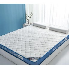 라텍스 매트리스 천연 자취 바닥 침대 편안한 메모리폼 토퍼 더블 5cm, A. 입체형 화이트, 50mm