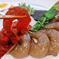 간장 깐새우장 400g + 양념 깐새우장 400g 세트