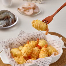 감자말이 새우 에어프라이 튀김 간편식, 250g