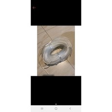 幸福水族 風管 打氣管 氧氣管 (7000公分) 內徑4mm外徑6mm 矽膠風管, 白色,70公尺, 1個