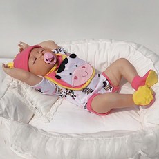[당배]퍼스트패밀리 리본돌 베이비돌 애착인형 reborndoll 아기인형 57cm, 1개