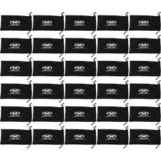 Global Vision 30 대형 극세사 11.4cm x 21.6cm4 1/4인치 8 1/2인치 파우치 케이스 선글라스 폰 카메라 등 블랙. 198466