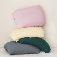 [더 자리] 네이처 워싱 씌우는 베개커버 2p / 40x60 (4colors), 색상:퓨어라벤더