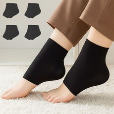 비바숨 각질케어 뒤꿈치 보습패드 풋패드 블랙, 4세트, 2개입