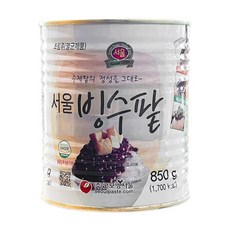 자연일로 굿모닝서울 빙수팥 팥빙수팥 통조림 팥빙수재료, 1개, 850g