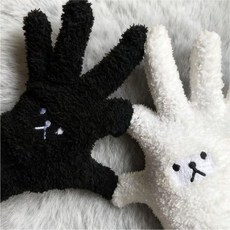 겨울 곰돌이 방한 디자인 털장갑/겨울장갑 플리스 터치 장갑 스마트폰 장갑