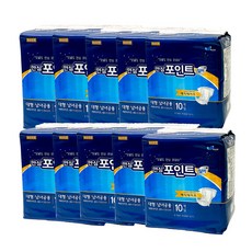 안심 포인트 성인용 겉기저귀 1박스 매직테이프 찍찍이타입, 대형, 100개입, 1개