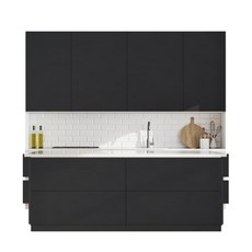 퀸하우징 인테리어필름 싱크대 가구 책상 리폼 시트지, 06. HSQ306 블랙