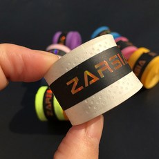 60pcs ZARSIA 블랙 컬러 테니스 오버 그립 압력 포인트 라켓 드라이 느낌 미끄럼 방지 흡수, 하얀색