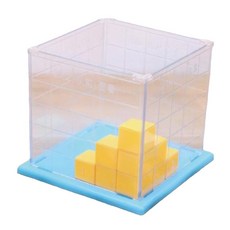 입체도형 미니 큐브 상자 부피 실험 키트 교육용 장난감 놀이 과학실험도구