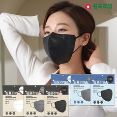 국내생산 쉼표리빙 새부리형 KFAD KF80 KF94 미세먼지 비말차단 황사방역 마스크 50매 대형 소형 블랙 그레이 화이트, 5개입, 10개