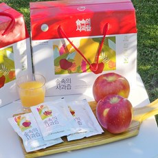 프리미엄 청정숲속의 사과즙 (영주사과100% NFC착즙 무설탕 무정제수 무첨가 HACCP 청고미담), 50팩, 110ml