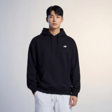 뉴발란스 에센셜 클래식 기모 후드티 남녀공용 겨울 오버핏 긴팔 티셔츠